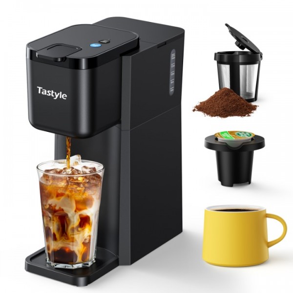 Tastyle Mini Hot and Iced Coffee Maker Single Serv...